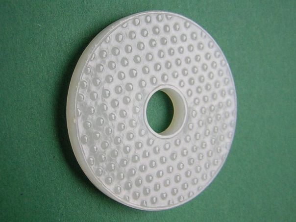 Bi disc with a nipple-pattern on both sides - (6430)